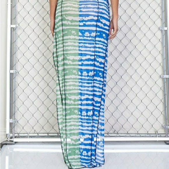 Bamboo Tie Dye Multi Cover Up Dress - Picture 6 of 6
